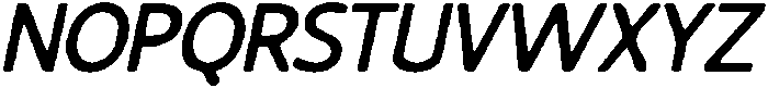 CS Melchior Drawn Italic otf (400) Font UPPERCASE