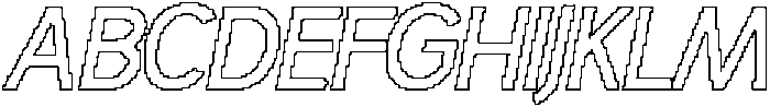 CS Melchior Pixel Outline otf (400) Font