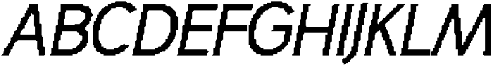 CS Melchior Pixel Regular otf (400) Font UPPERCASE
