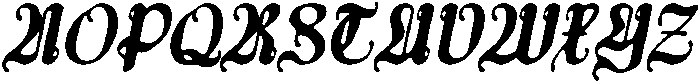 CS Meliora Drawn Italic otf (400) Font UPPERCASE