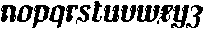CS Meliora Drawn Italic otf (400) Font LOWERCASE