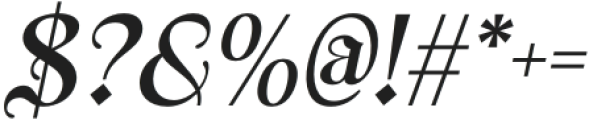 CS Meliora Italic otf (400) Font OTHER CHARS