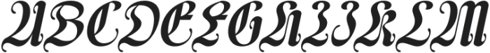 CS Meliora Italic otf (400) Font UPPERCASE