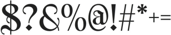 CS Meliora Regular otf (400) Font OTHER CHARS