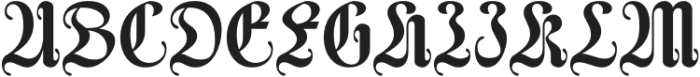 CS Meliora Regular otf (400) Font UPPERCASE