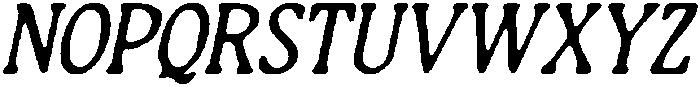CS Melisa Drawn Italic otf (400) Font UPPERCASE