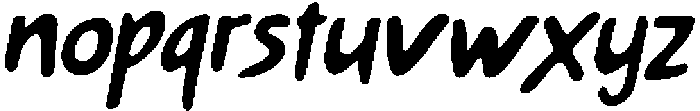 CS Mellow Drawn Italic otf (400) Font LOWERCASE