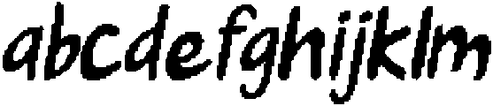 CS Mellow Pixel Regular otf (400) Font LOWERCASE