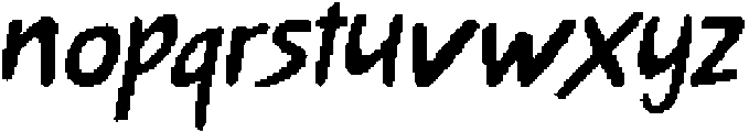 CS Mellow Pixel Regular otf (400) Font LOWERCASE