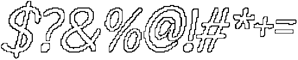 CS Mercy Pixel Outline otf (400) Font OTHER CHARS