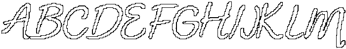 CS Mercy Pixel Outline otf (400) Font