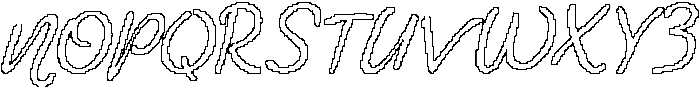 CS Mercy Pixel Outline otf (400) Font UPPERCASE