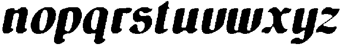 CS Meriam Drawn Italic otf (400) Font LOWERCASE