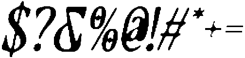 CS Merisa Drawn Italic otf (400) Font OTHER CHARS