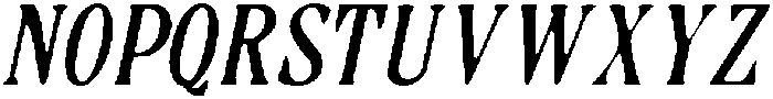 CS Merisa Drawn Italic otf (400) Font UPPERCASE