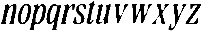 CS Merisa Drawn Italic otf (400) Font LOWERCASE