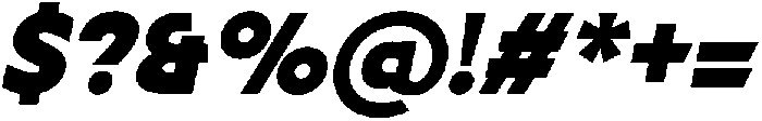 CS Methane Italic otf (400) Font OTHER CHARS