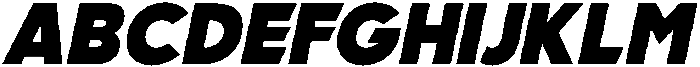 CS Methane Italic otf (400) Font UPPERCASE