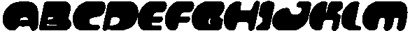 CS Metro Drawn Italic otf (400) Font UPPERCASE
