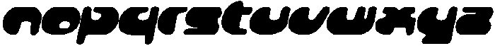 CS Metro Drawn Italic otf (400) Font LOWERCASE