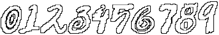 CS Micah Pixel Outline otf (400) Font OTHER CHARS