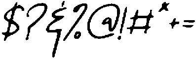 CS Michigan Drawn Italic otf (400) Font OTHER CHARS