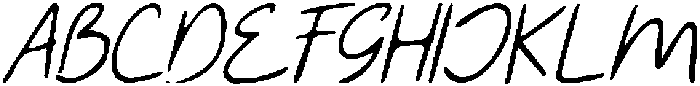 CS Michigan Drawn Italic otf (400) Font UPPERCASE