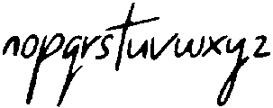 CS Michigan Drawn Italic otf (400) Font LOWERCASE