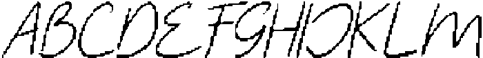 CS Michigan Pixel Regular otf (400) Font UPPERCASE