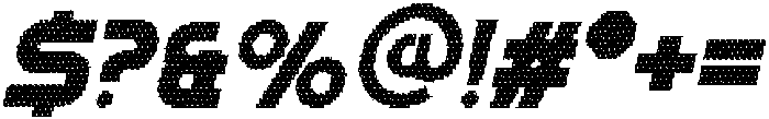 CS Micra Disco Italic otf (400) Font OTHER CHARS
