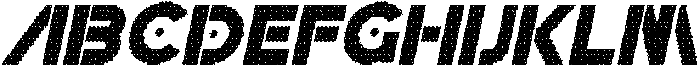 CS Micra Disco Italic otf (400) Font UPPERCASE