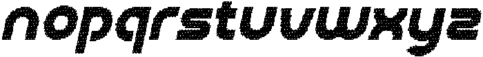CS Micra Disco Italic otf (400) Font LOWERCASE