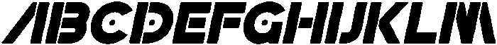 CS Micra Italic otf (400) Font UPPERCASE