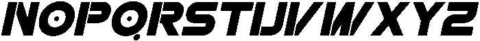CS Micra Italic otf (400) Font UPPERCASE