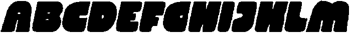 CS Midway Drawn Italic otf (400) Font UPPERCASE