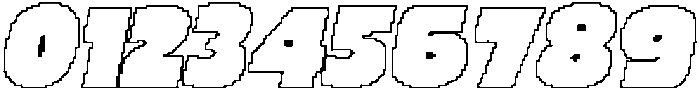 CS Midway Pixel Outline otf (400) Font OTHER CHARS