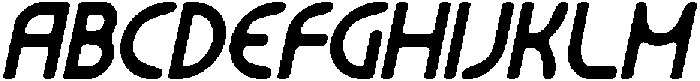 CS Migrate Drawn Italic otf (400) Font UPPERCASE