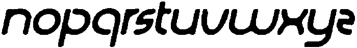 CS Migrate Drawn Italic otf (400) Font LOWERCASE