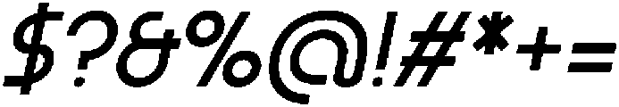 CS Migrate Italic otf (400) Font OTHER CHARS
