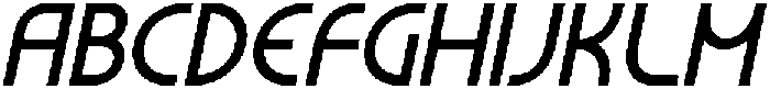 CS Migrate Italic otf (400) Font UPPERCASE