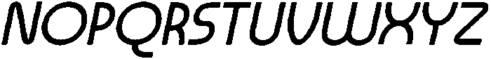 CS Migrate Italic otf (400) Font UPPERCASE