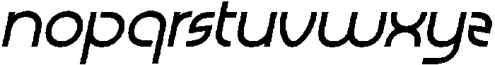 CS Migrate Italic otf (400) Font LOWERCASE
