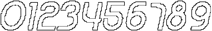 CS Migrate Pixel Outline otf (400) Font OTHER CHARS