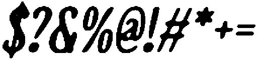 CS Miguela Drawn Italic otf (400) Font OTHER CHARS