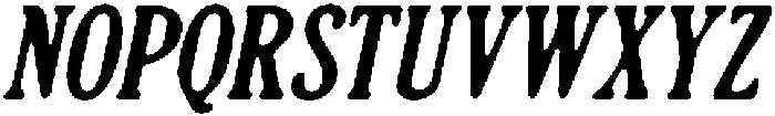 CS Miguela Drawn Italic otf (400) Font UPPERCASE