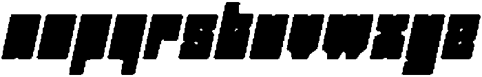 CS Mikado Drawn Italic otf (400) Font LOWERCASE