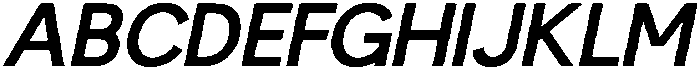 CS Milesian Italic otf (400) Font UPPERCASE