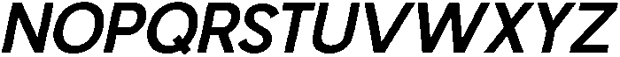 CS Milesian Italic otf (400) Font UPPERCASE