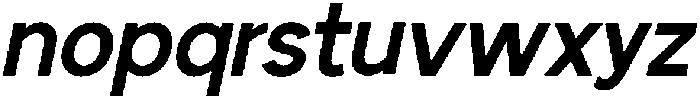 CS Milesian Italic otf (400) Font LOWERCASE