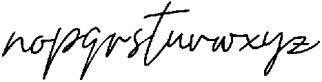 CS Mileya Italic otf (400) Font LOWERCASE